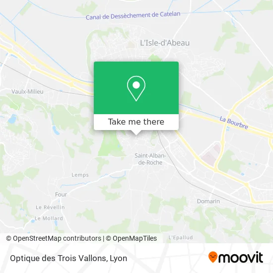 Optique des Trois Vallons map