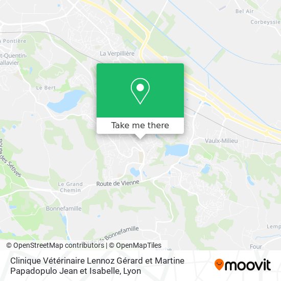 Clinique Vétérinaire Lennoz Gérard et Martine Papadopulo Jean et Isabelle map