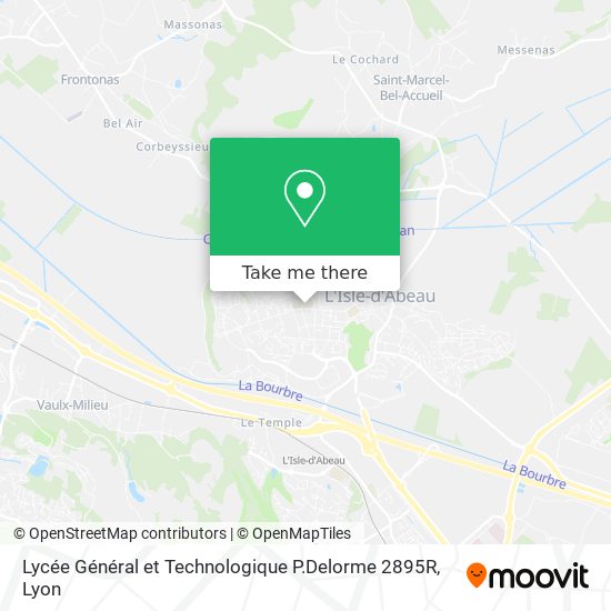 Lycée Général et Technologique P.Delorme 2895R map