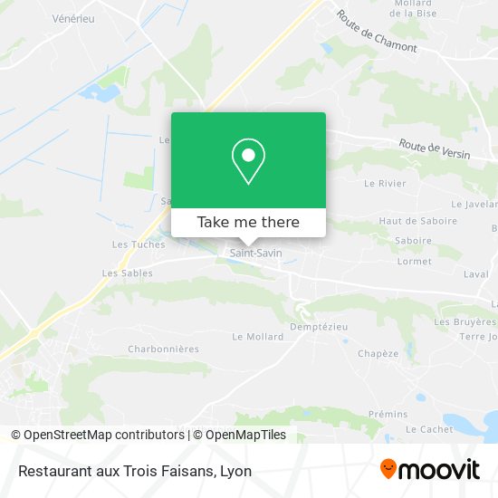 Restaurant aux Trois Faisans map