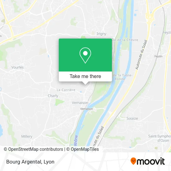 Bourg Argental map