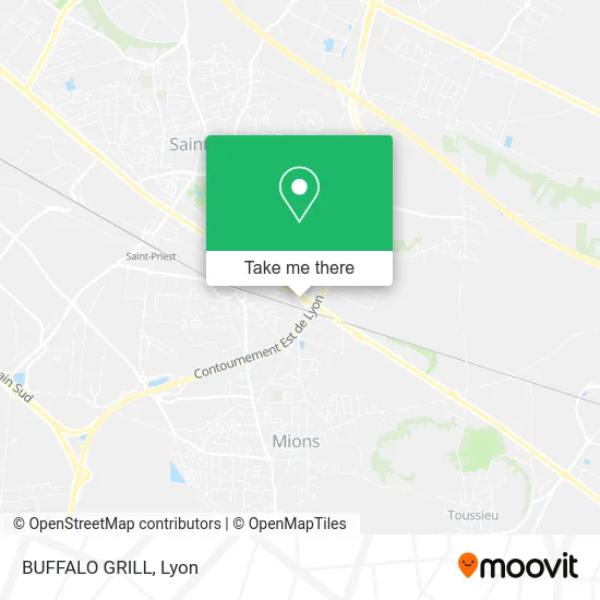 BUFFALO GRILL map