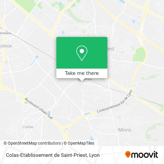 Colas-Etablissement de Saint-Priest map