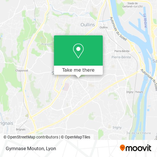 Gymnase Mouton map