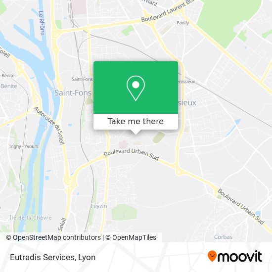 Eutradis Services map