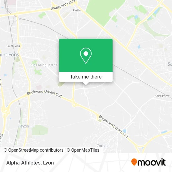 Alpha Athletes map