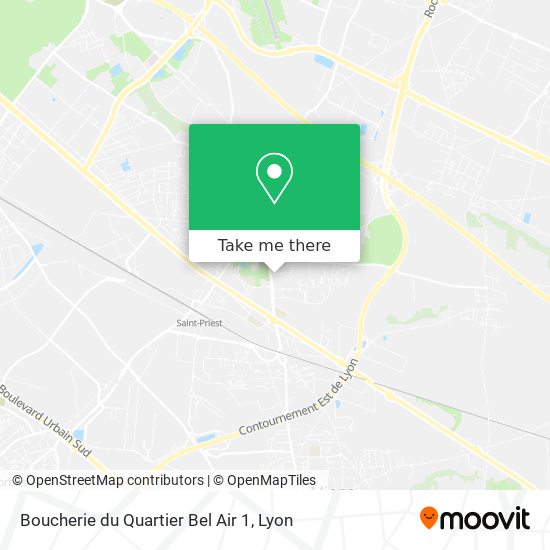 Boucherie du Quartier Bel Air 1 map