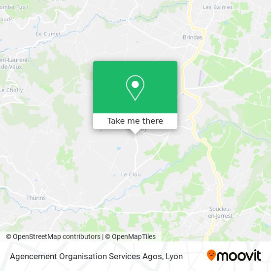 Agencement Organisation Services Agos map