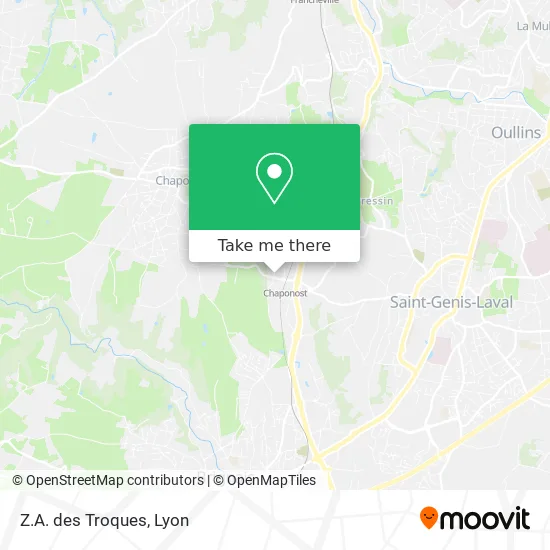 Z.A. des Troques map