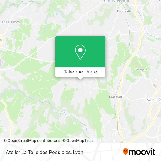 Atelier La Toile des Possibles map