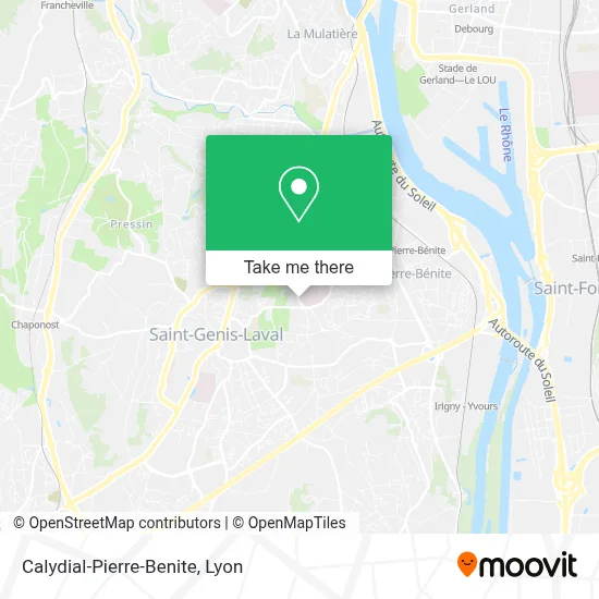 Calydial-Pierre-Benite map