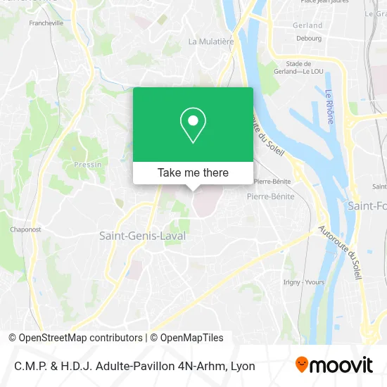 C.M.P. & H.D.J. Adulte-Pavillon 4N-Arhm map