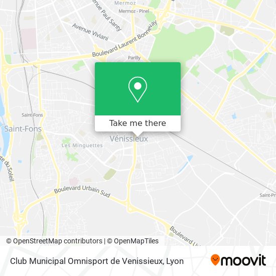 Club Municipal Omnisport de Venissieux map