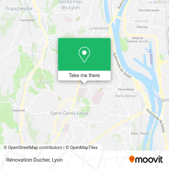 Rénovation Ducher map