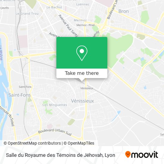 Salle du Royaume des Témoins de Jéhovah map