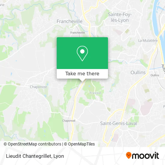 Lieudit Chantegrillet map