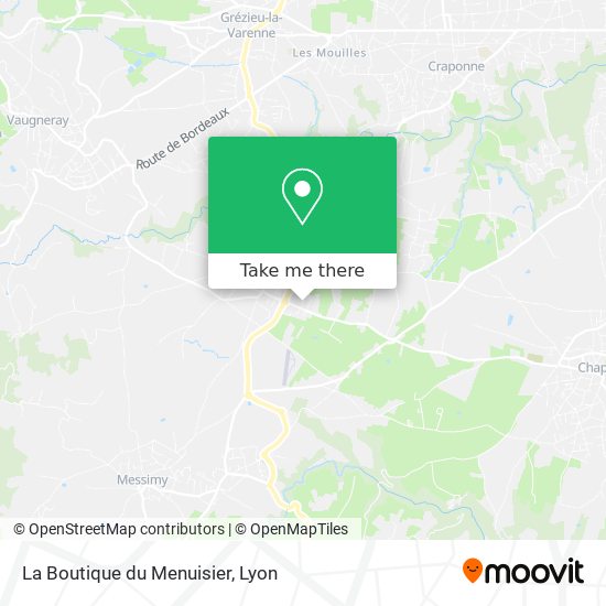 La Boutique du Menuisier map