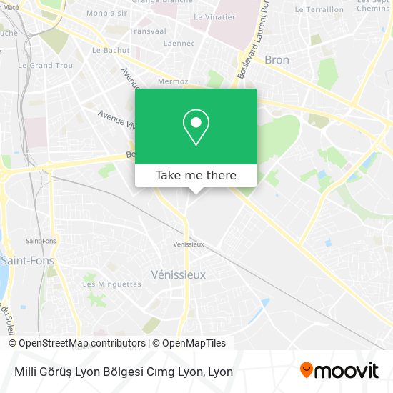 Milli Görüş Lyon Bölgesi Cımg Lyon map