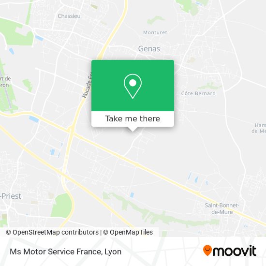 Mapa Ms Motor Service France