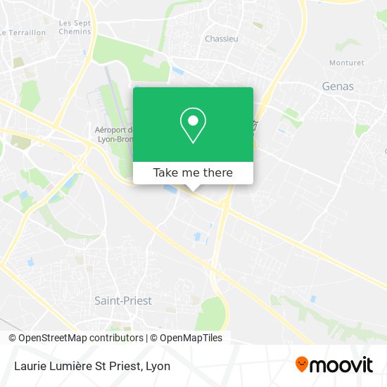 Laurie Lumière St Priest map