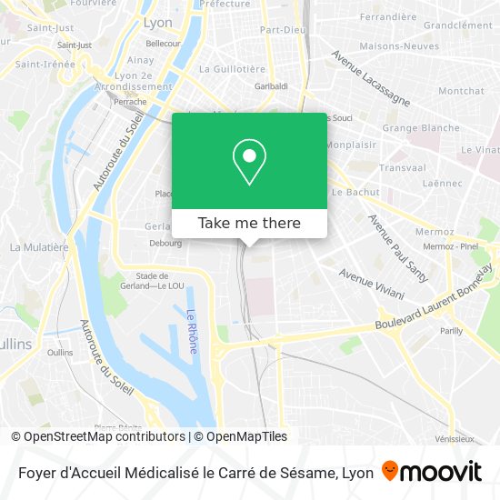 Foyer d'Accueil Médicalisé le Carré de Sésame map