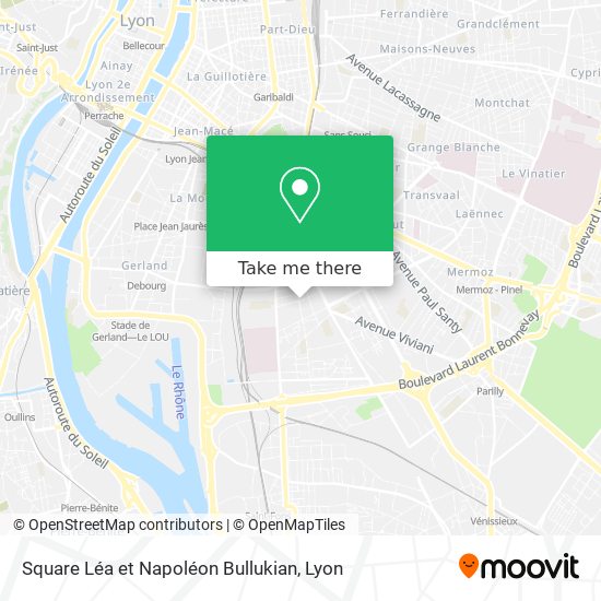 Square Léa et Napoléon Bullukian map