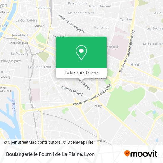 Mapa Boulangerie le Fournil de La Plaine