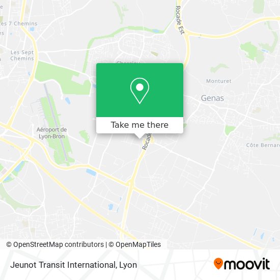Jeunot Transit International map