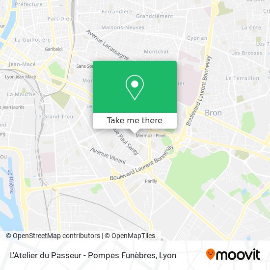 L'Atelier du Passeur - Pompes Funèbres map