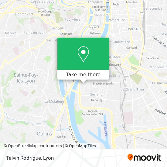 Talvin Rodrigue map