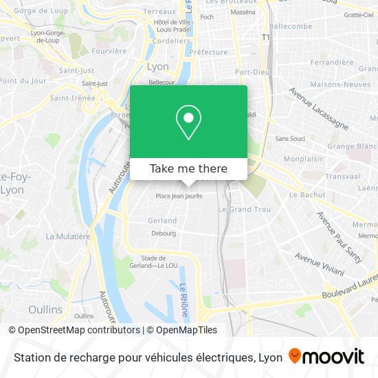 Station de recharge pour véhicules électriques map