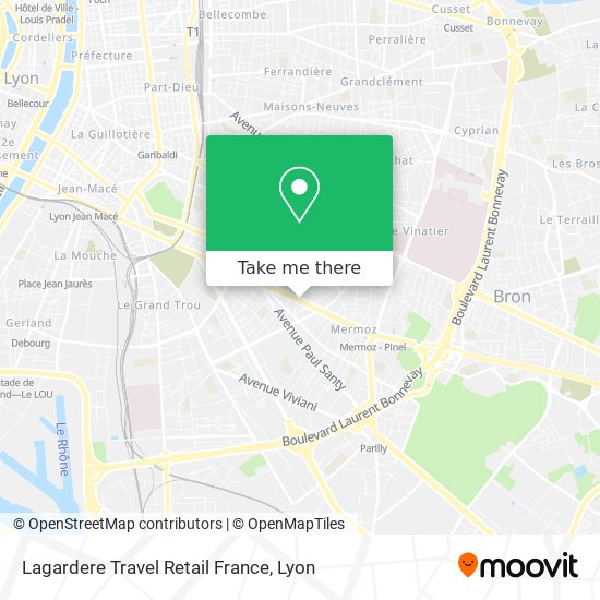 Lagardere Travel Retail France map