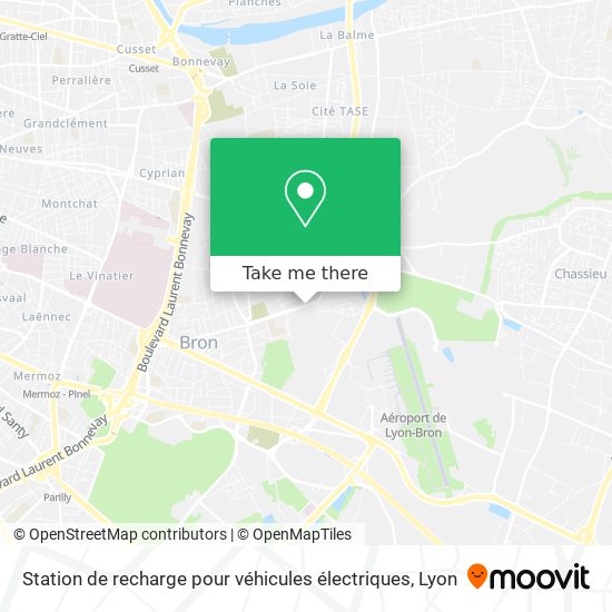 Station de recharge pour véhicules électriques map