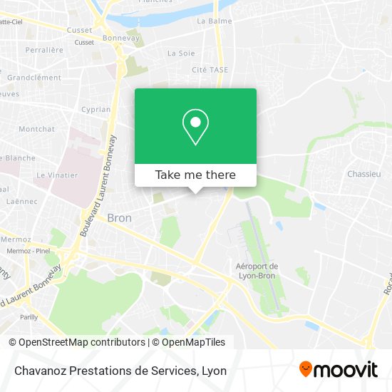Chavanoz Prestations de Services map