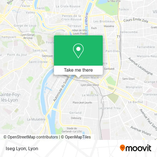 Iseg Lyon map