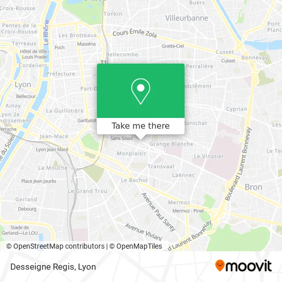 Desseigne Regis map
