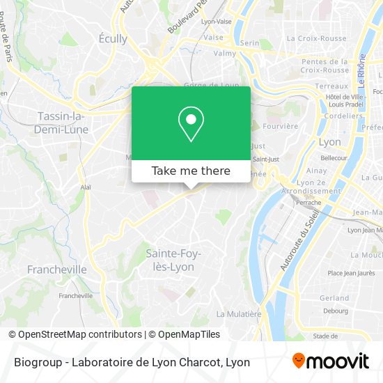 Mapa Biogroup - Laboratoire de Lyon Charcot