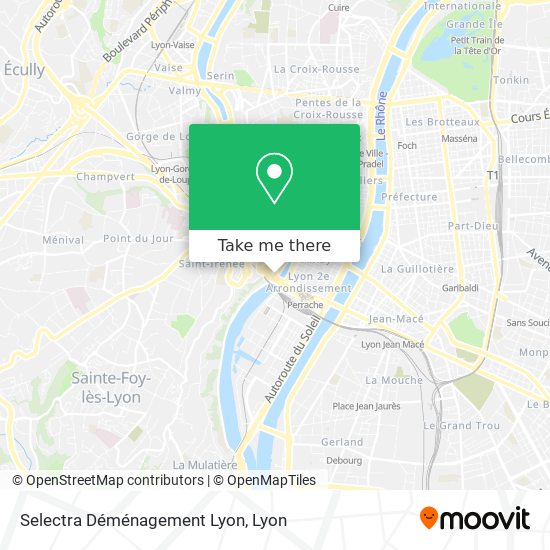 Selectra Déménagement Lyon map