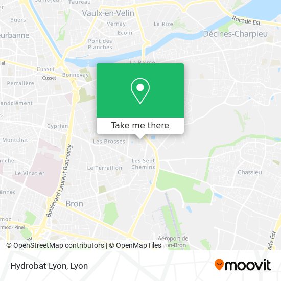 Hydrobat Lyon map