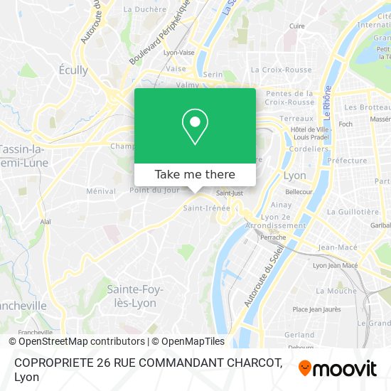 COPROPRIETE 26 RUE COMMANDANT CHARCOT map