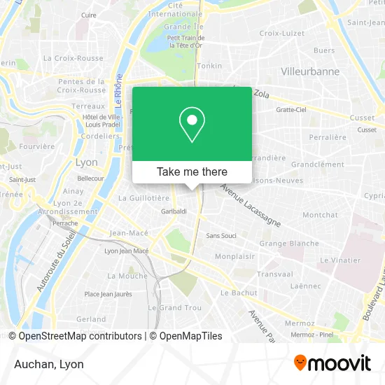 Auchan map