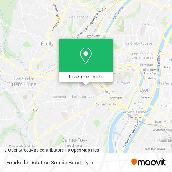 Fonds de Dotation Sophie Barat map