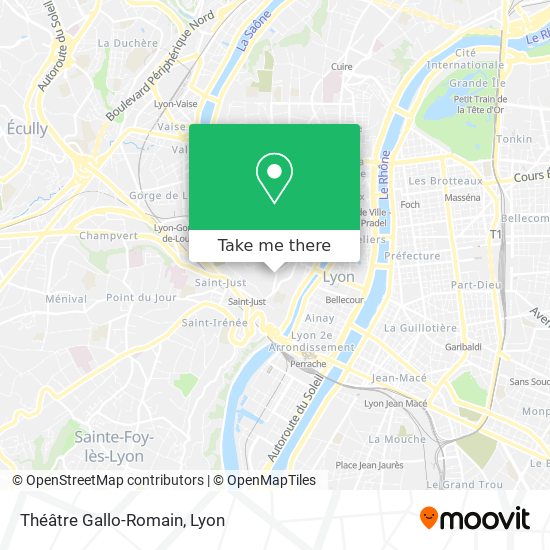 Théâtre Gallo-Romain map