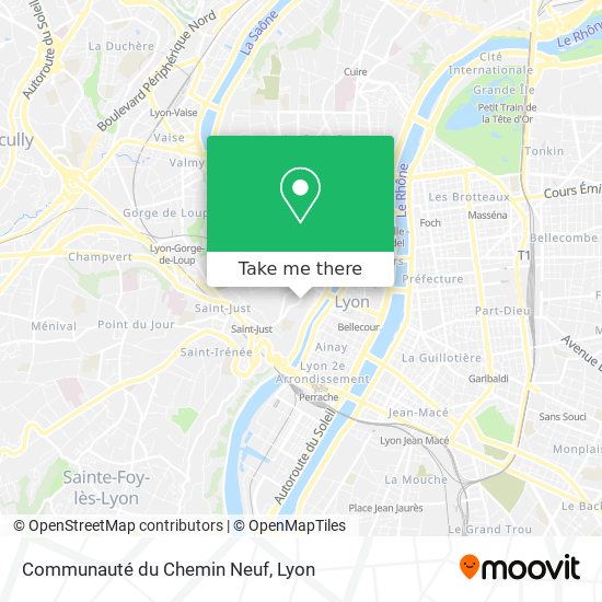 Communauté du Chemin Neuf map
