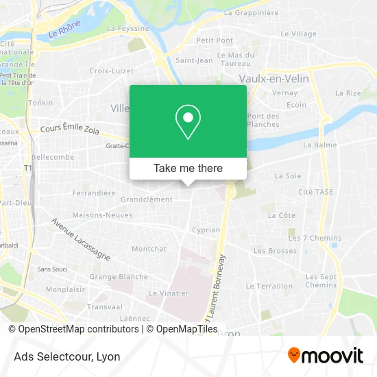 Ads Selectcour map