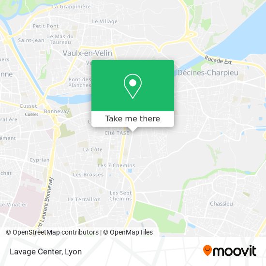 Lavage Center map