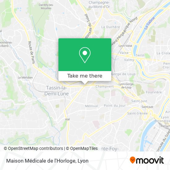 Maison Médicale de l'Horloge map