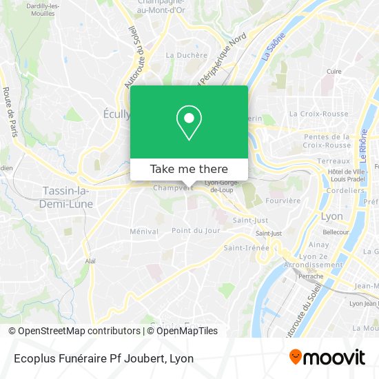 Ecoplus Funéraire Pf Joubert map