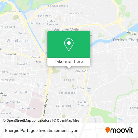 Energie Partagee Investissement map