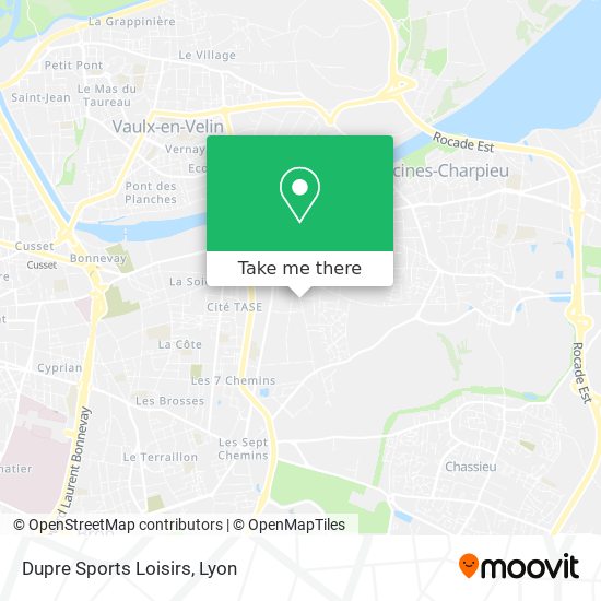 Dupre Sports Loisirs map